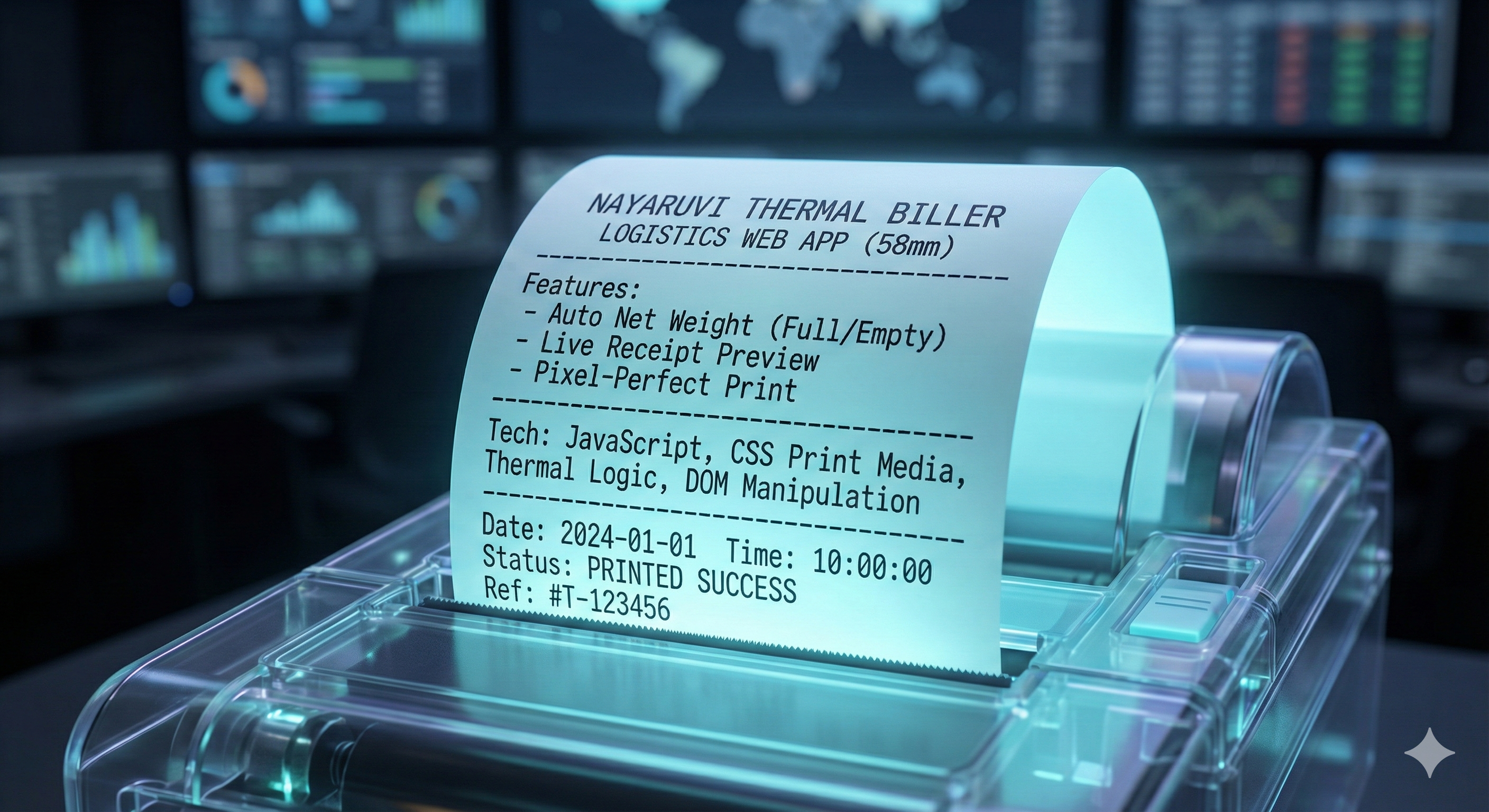 Thermal Bill Generator Interface